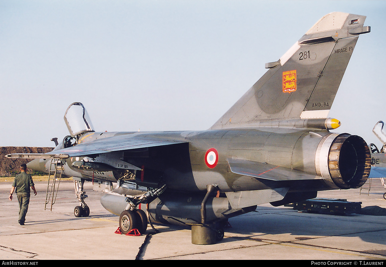 Aircraft Photo of 281 | Dassault Mirage F1CT | France - Air Force | AirHistory.net #326160