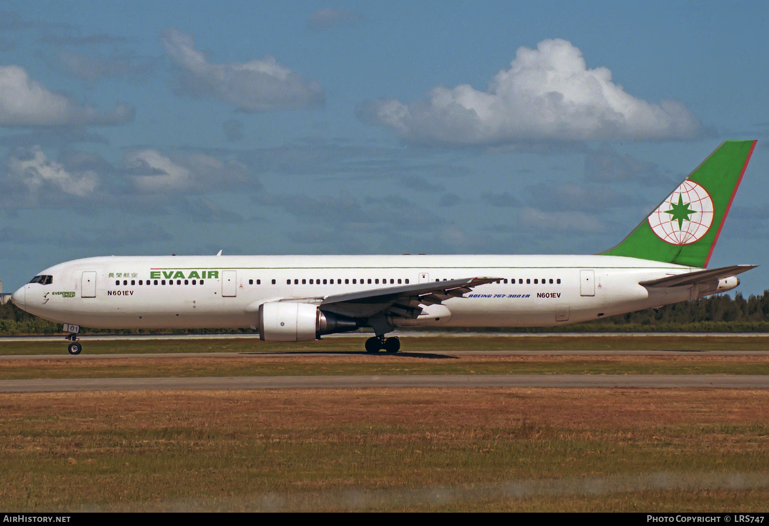 Aircraft Photo of N601EV | Boeing 767-3T7/ER | EVA Air | AirHistory.net #326182