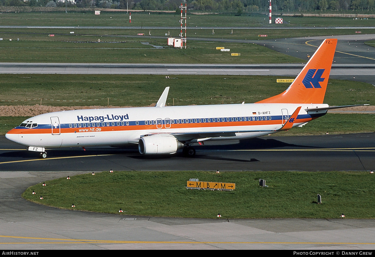 Aircraft Photo of D-AHFZ | Boeing 737-8K5 | Hapag-Lloyd | AirHistory.net #326204