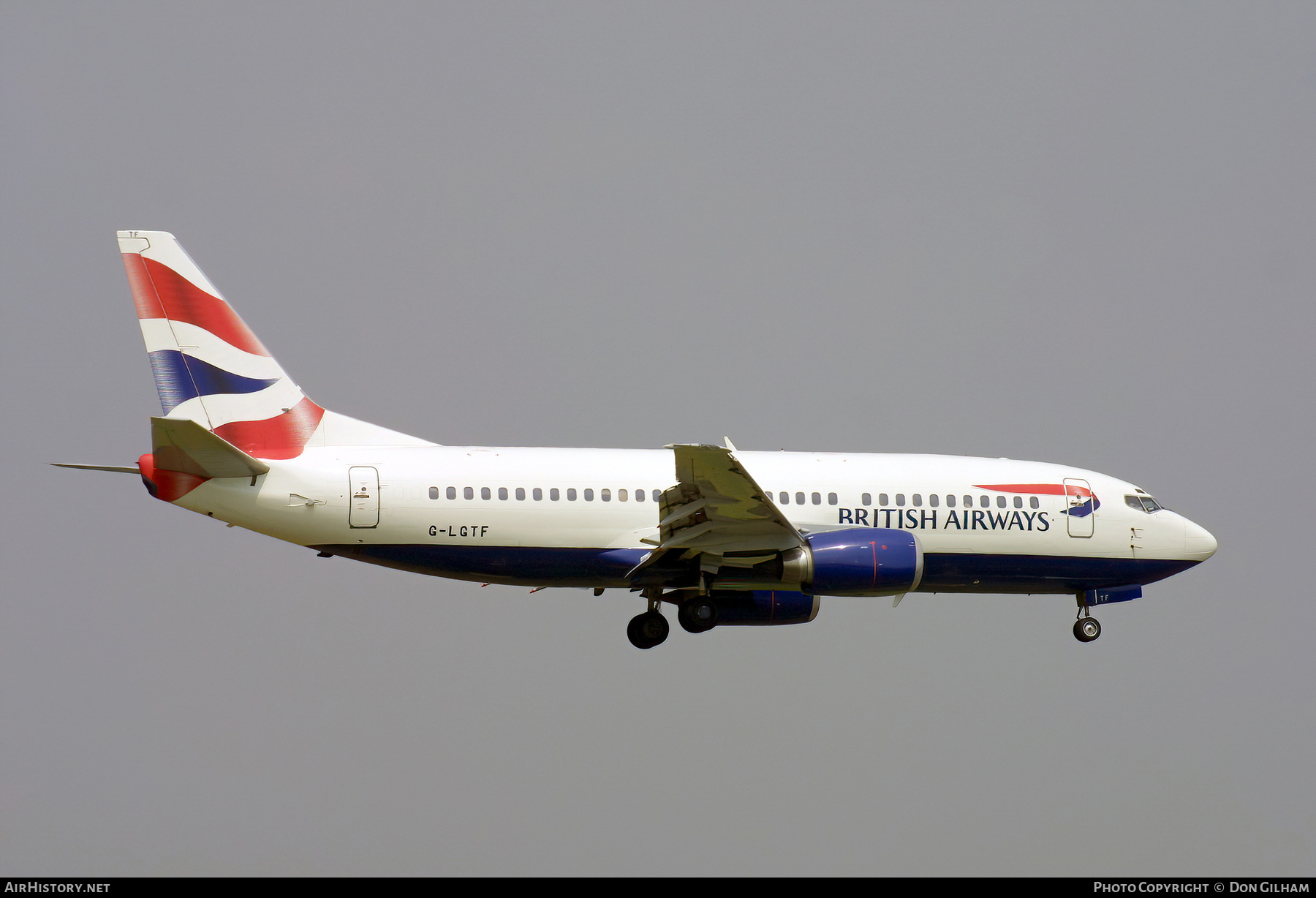 Aircraft Photo of G-LGTF | Boeing 737-382 | British Airways | AirHistory.net #326208