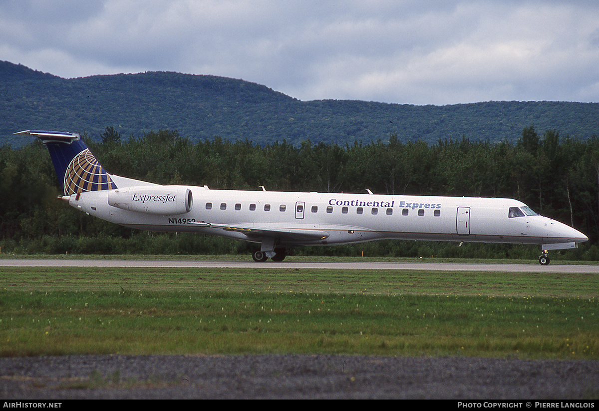Aircraft Photo of N14952 | Embraer ERJ-145LR (EMB-145LR) | Continental Express | AirHistory.net #326229