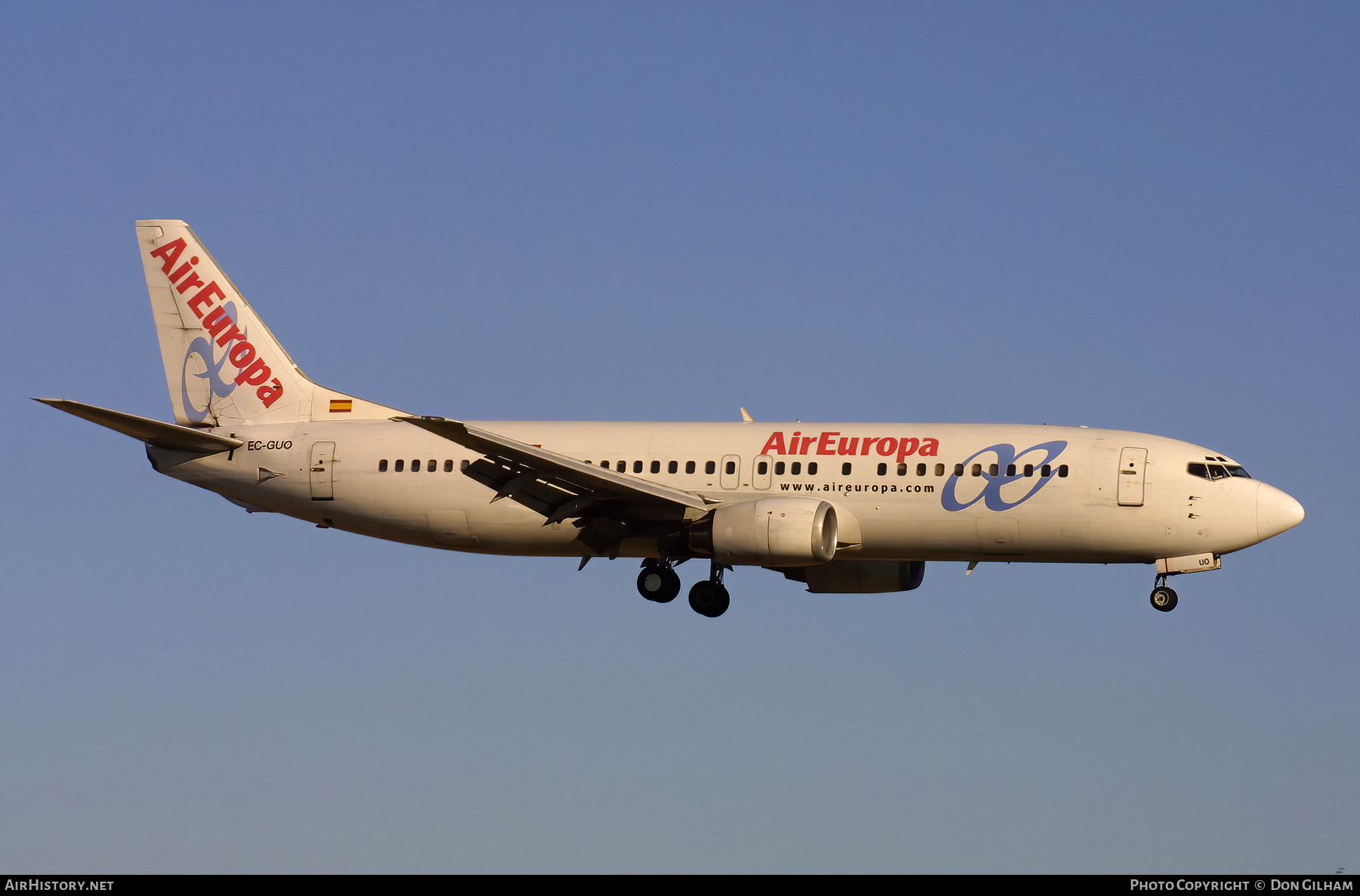 Aircraft Photo of EC-GUO | Boeing 737-4Q8 | Air Europa | AirHistory.net #326239