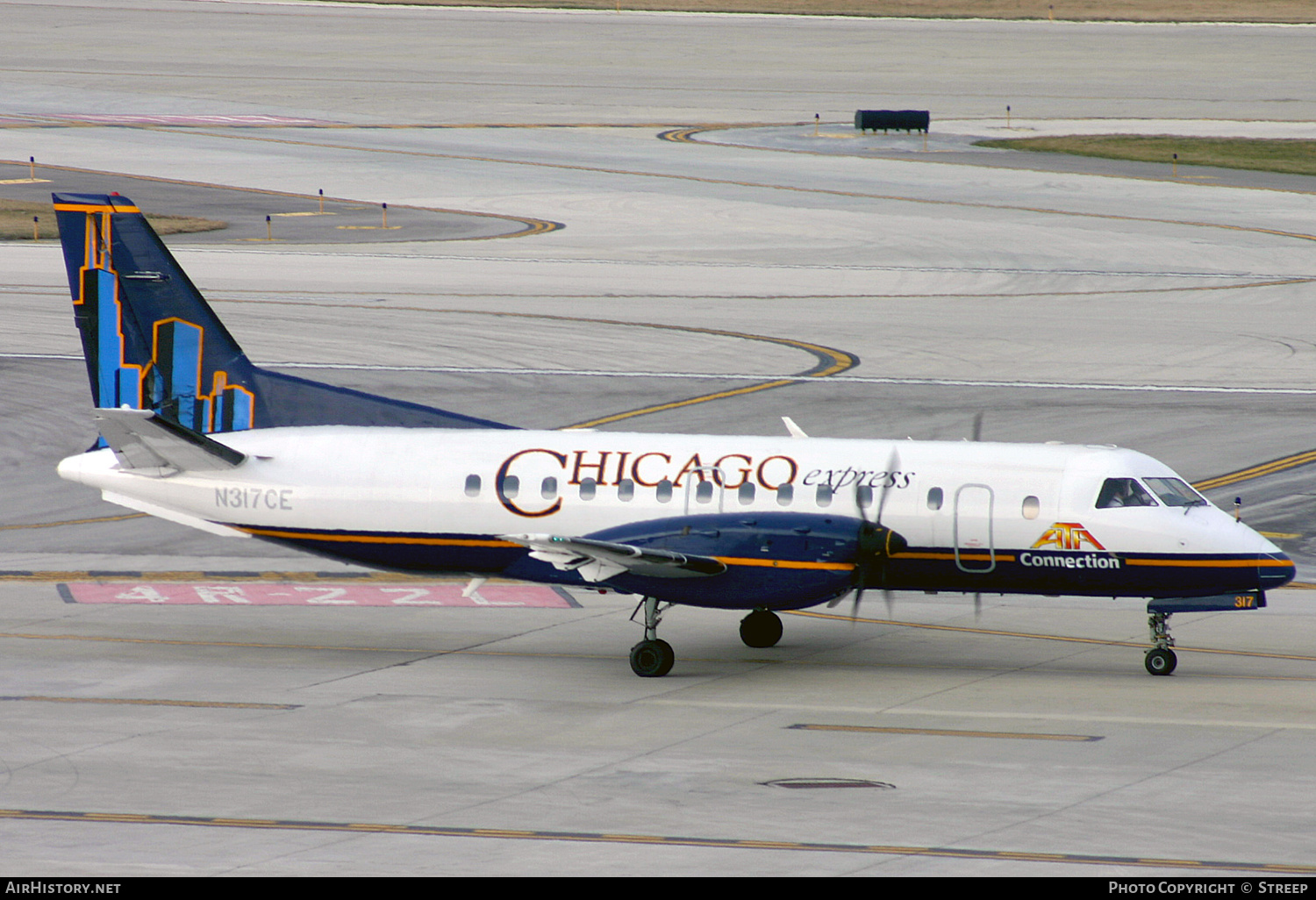 Aircraft Photo of N317CE | Saab 340B | Chicago Express Airlines | AirHistory.net #326244