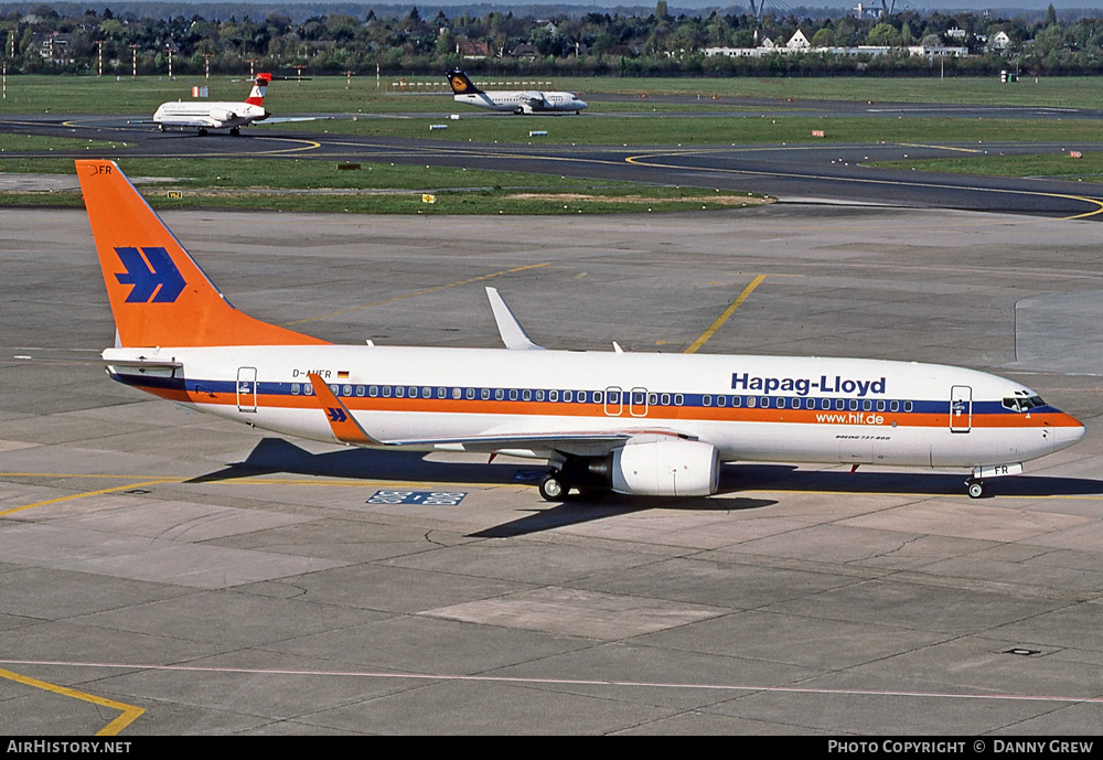 Aircraft Photo of D-AHFR | Boeing 737-8K5 | Hapag-Lloyd | AirHistory.net #326248