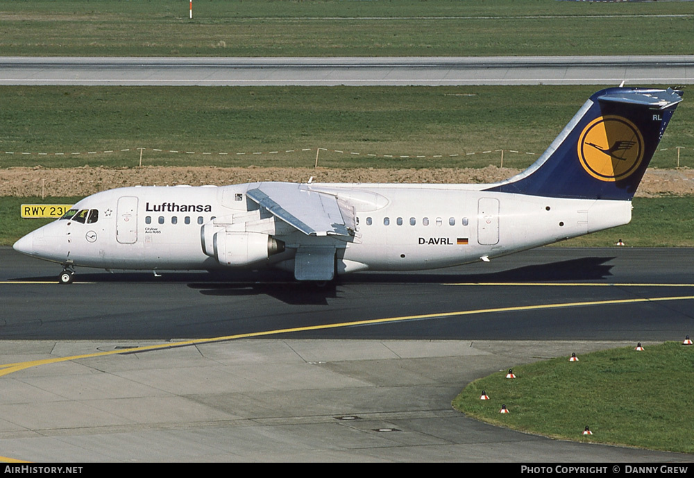 Aircraft Photo of D-AVRL | British Aerospace Avro 146-RJ85 | Lufthansa CityLine | AirHistory.net #326252