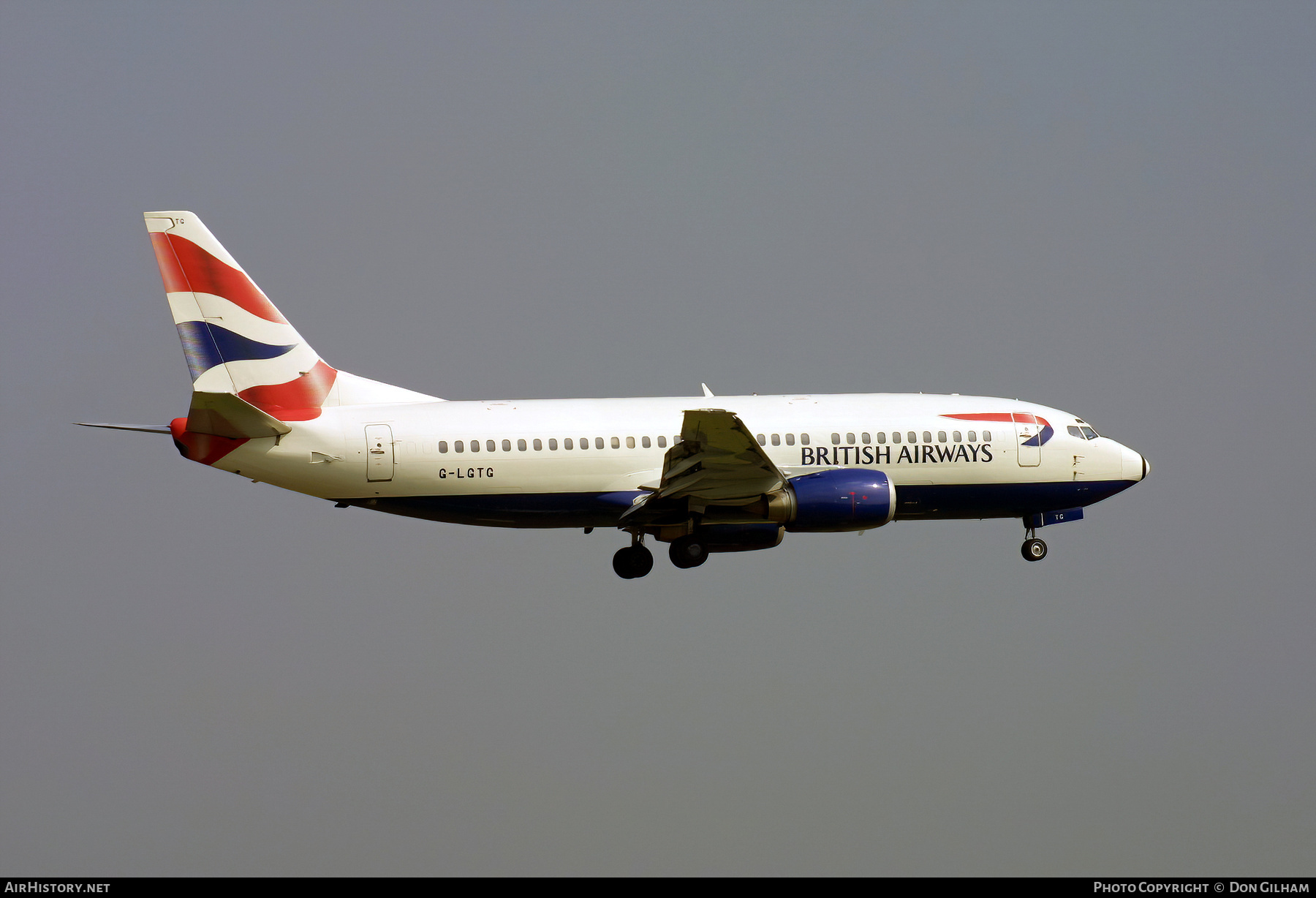 Aircraft Photo of G-LGTG | Boeing 737-3Q8 | British Airways | AirHistory.net #326263