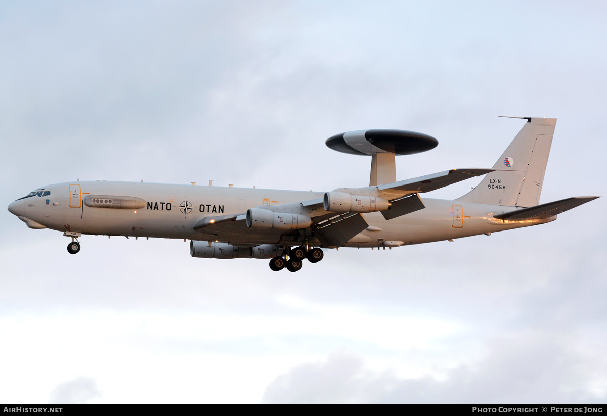 Aircraft Photo of LX-N90456 | Boeing E-3A Sentry | Luxembourg - NATO | AirHistory.net #326264
