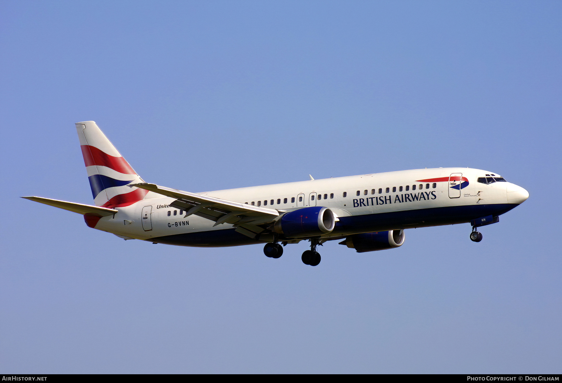 Aircraft Photo of G-BVNN | Boeing 737-4S3 | British Airways | AirHistory.net #326268