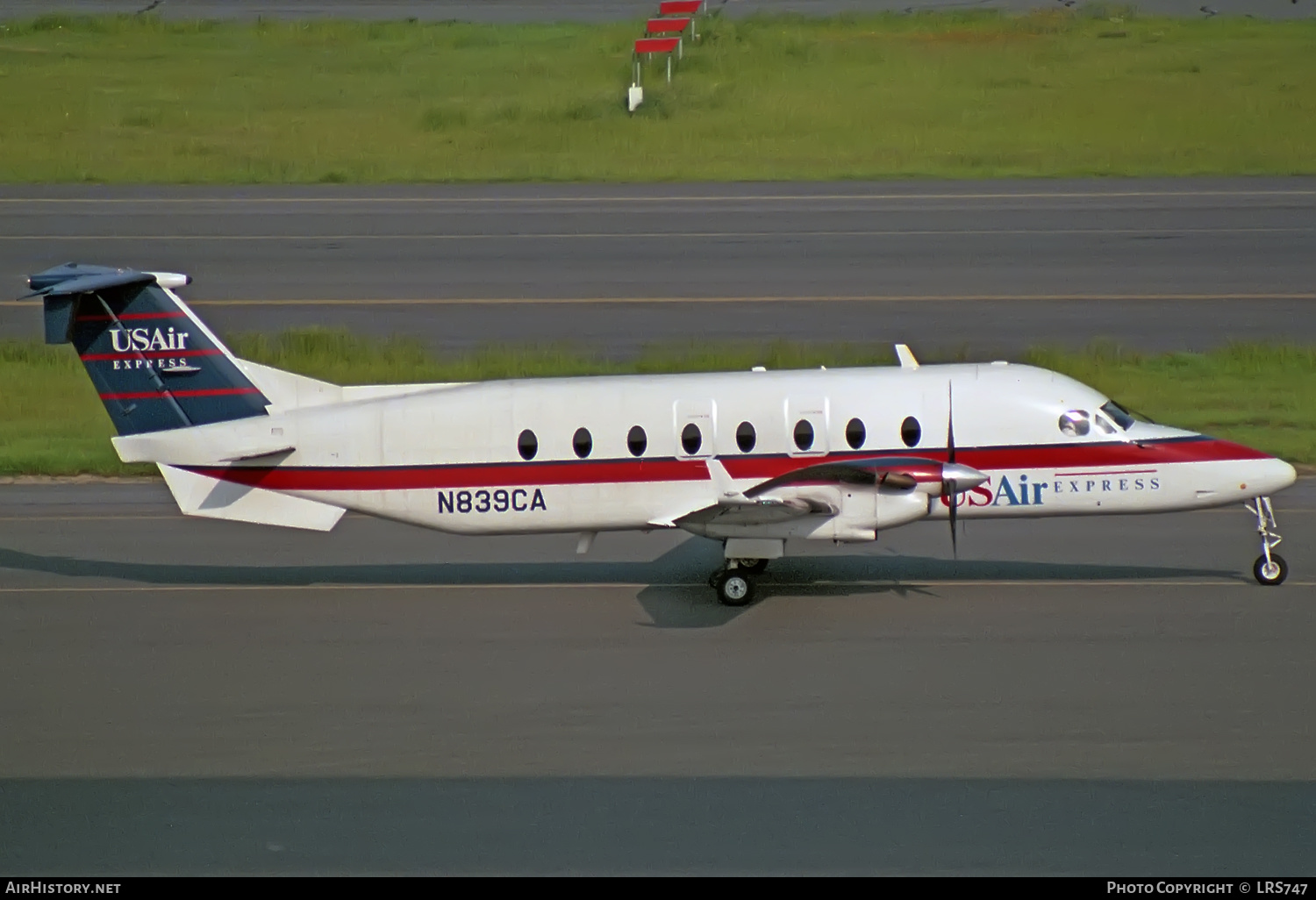 Aircraft Photo of N839CA | Beech 1900D | USAir Express | AirHistory.net #326356