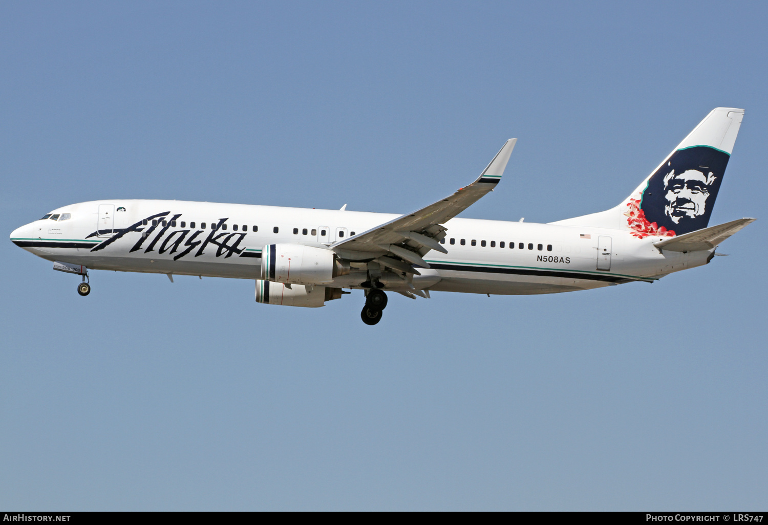 Aircraft Photo of N508AS | Boeing 737-890 | Alaska Airlines | AirHistory.net #326423