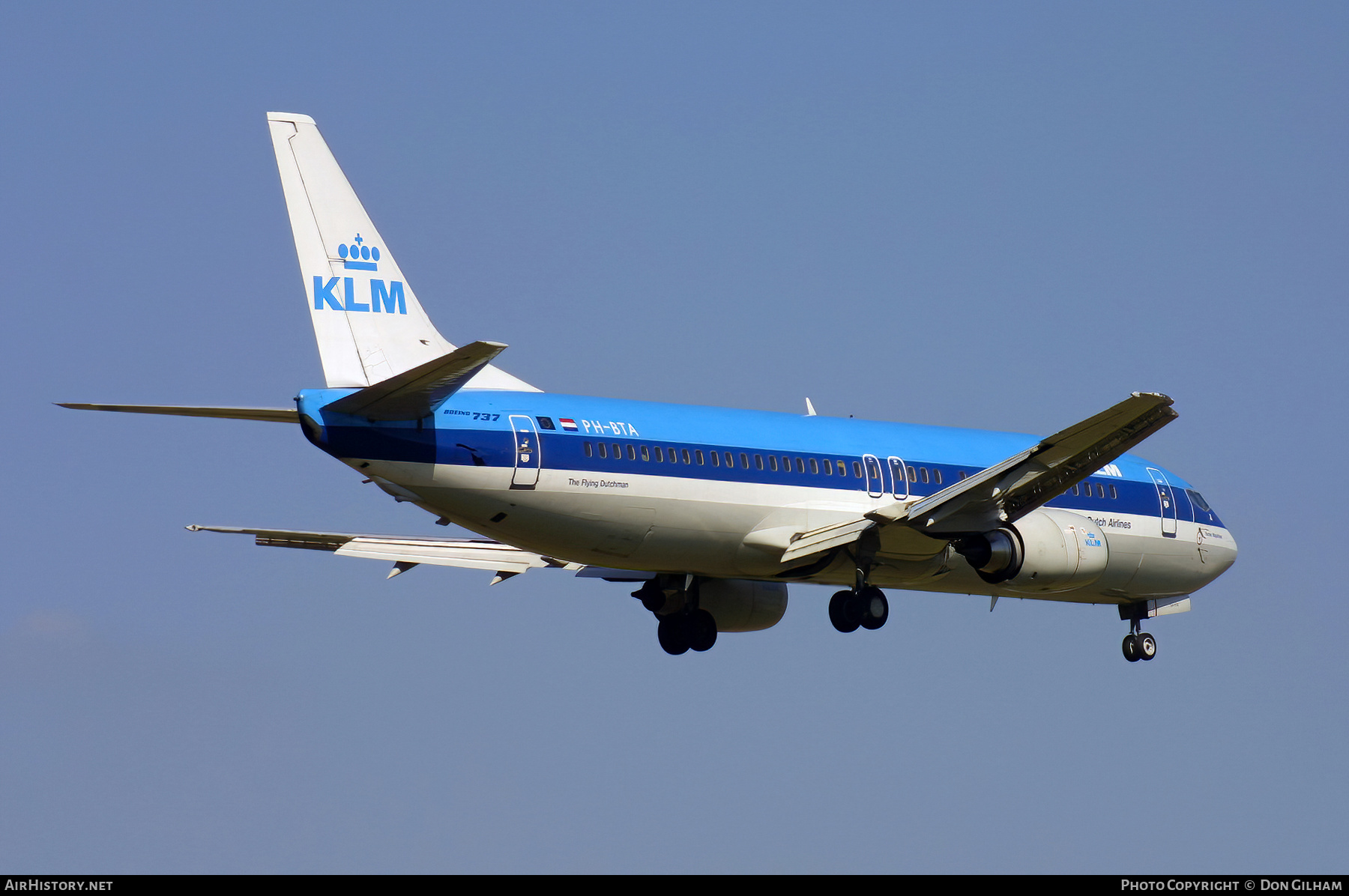 Aircraft Photo of PH-BTA | Boeing 737-406 | KLM - Royal Dutch Airlines | AirHistory.net #326456
