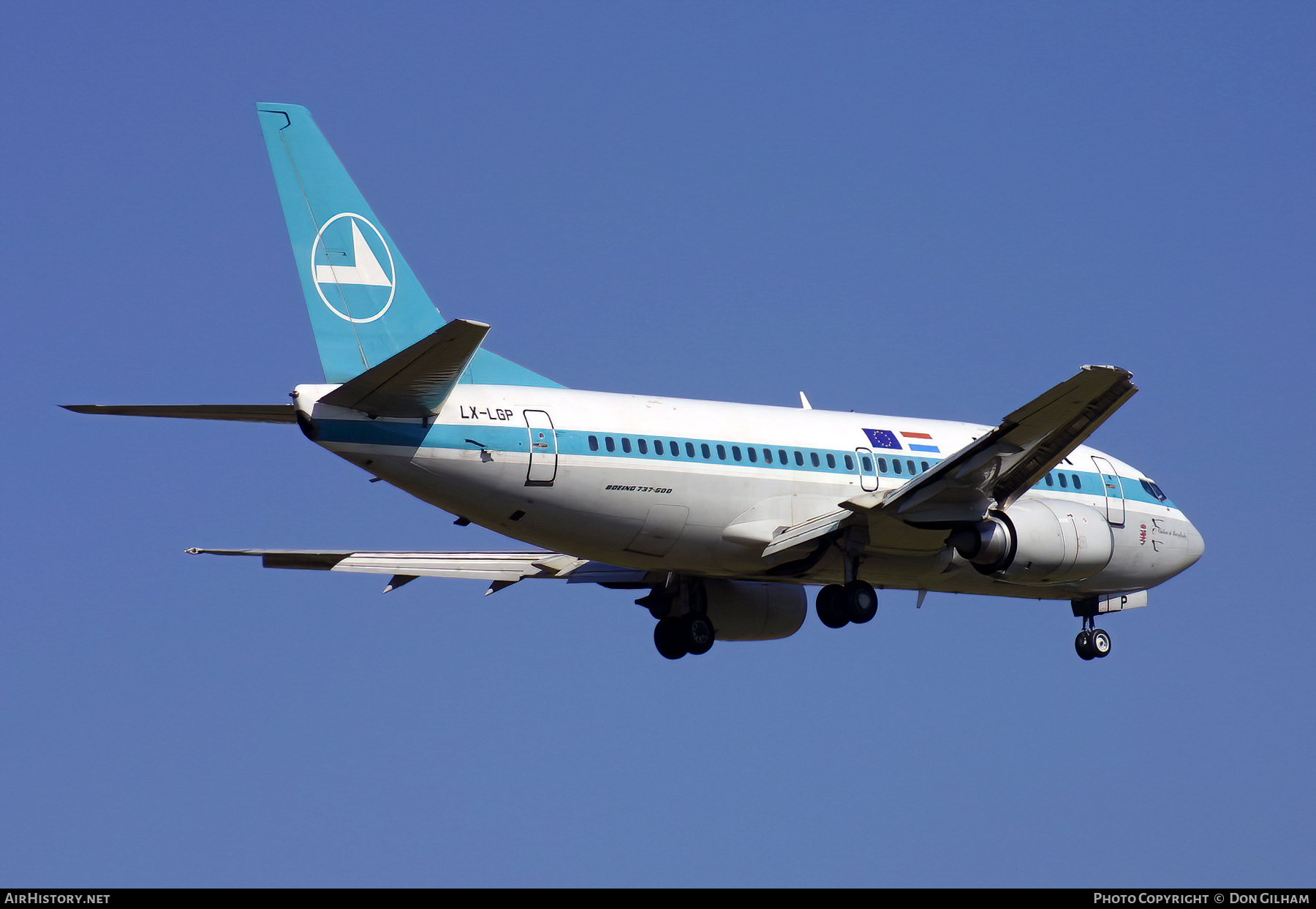 Aircraft Photo of LX-LGP | Boeing 737-5C9 | Luxair | AirHistory.net #326458
