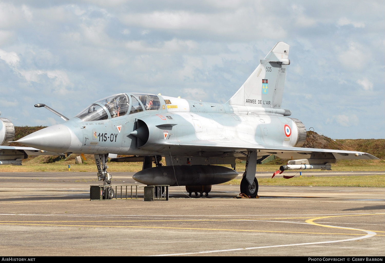 Aircraft Photo of 505 | Dassault Mirage 2000B | France - Air Force | AirHistory.net #326461