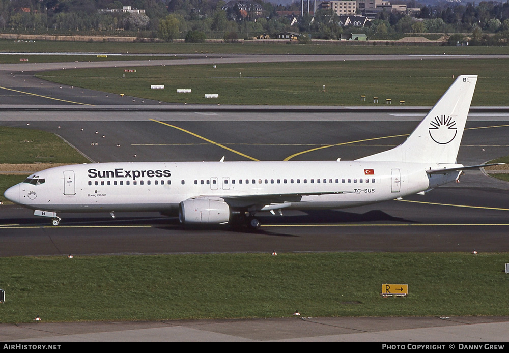 Aircraft Photo of TC-SUB | Boeing 737-86N | SunExpress | AirHistory.net #326469
