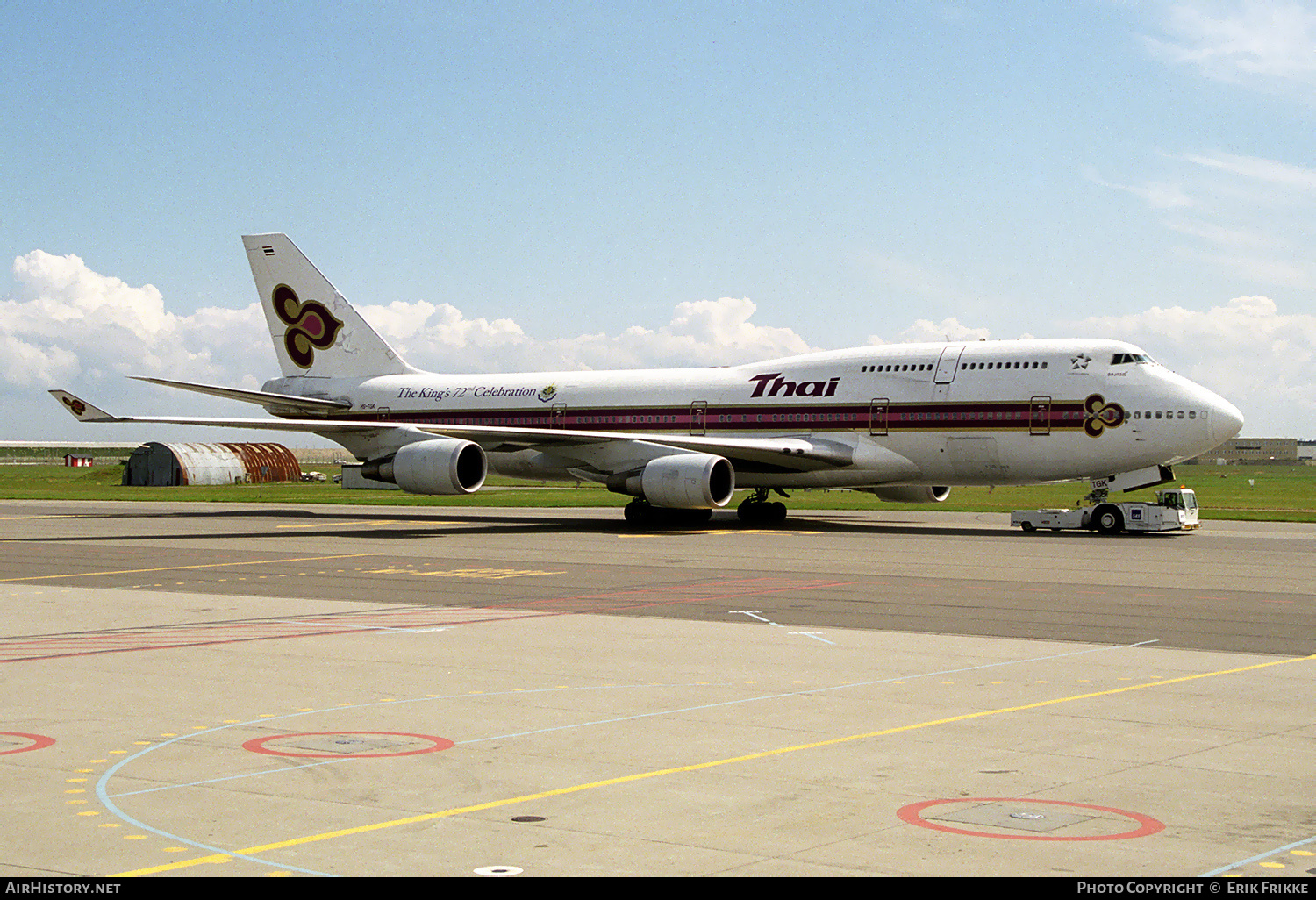 Aircraft Photo of HS-TGK | Boeing 747-4D7 | Thai Airways International | AirHistory.net #326489