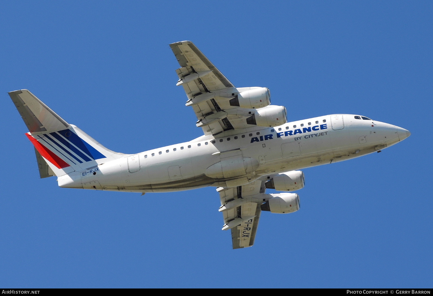 Aircraft Photo of EI-RJX | BAE Systems Avro 146-RJ85A | Air France | AirHistory.net #326493