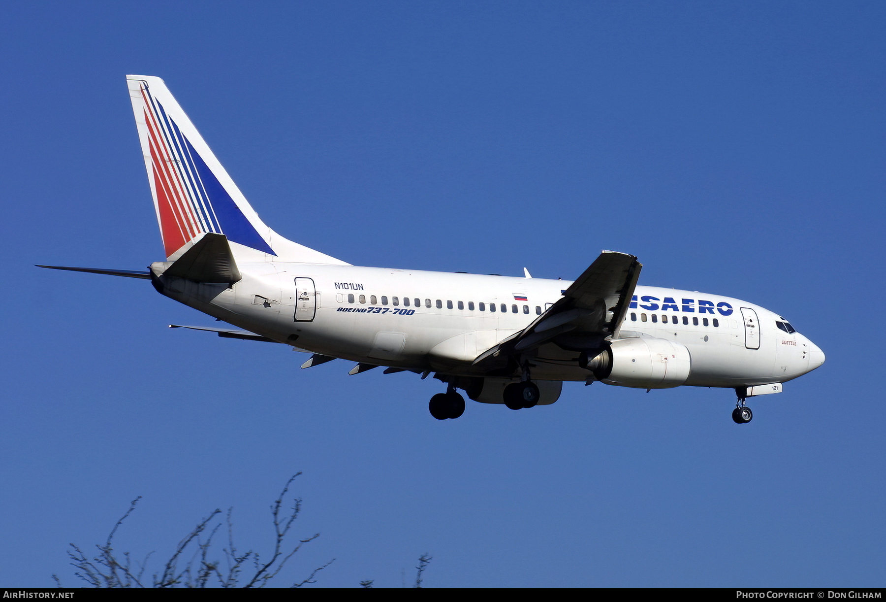 Aircraft Photo of N101UN | Boeing 737-7K9 | Transaero Airlines | AirHistory.net #326506