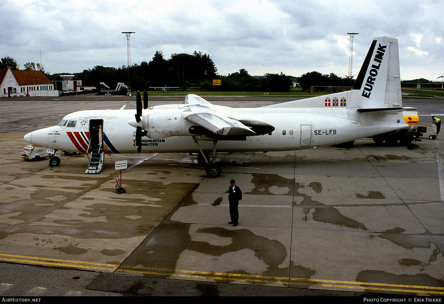 Aircraft Photo of SE-LFB | Fokker 50 | Scandinavian Commuter - Eurolink | AirHistory.net #326507