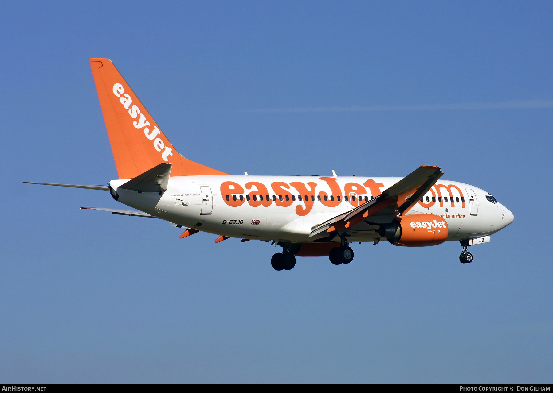 Aircraft Photo of G-EZJD | Boeing 737-73V | EasyJet | AirHistory.net #326508