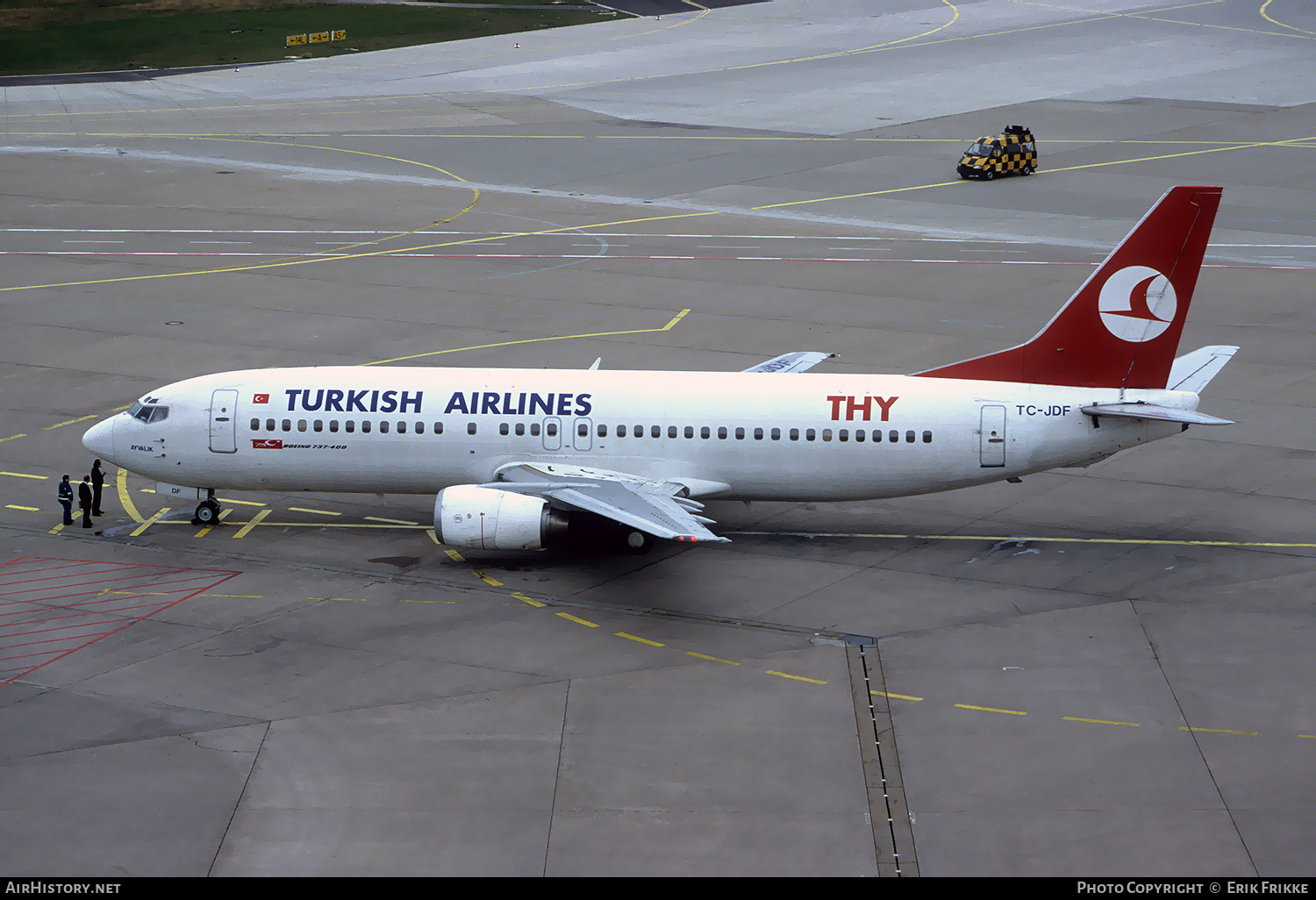 Aircraft Photo of TC-JDF | Boeing 737-4Y0 | THY Türk Hava Yolları - Turkish Airlines | AirHistory.net #326510