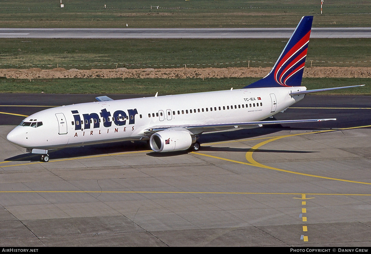 Aircraft Photo of TC-IEA | Boeing 737-8CX | Inter Airlines | AirHistory.net #326513