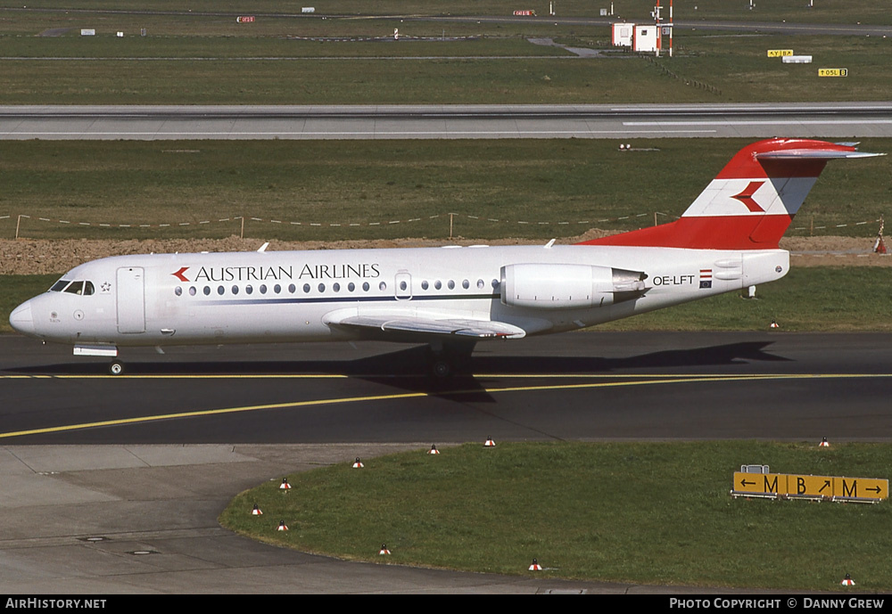 Aircraft Photo of OE-LFT | Fokker 70 (F28-0070) | Austrian Airlines | AirHistory.net #326531