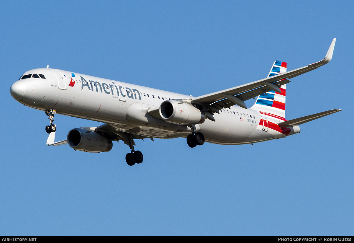 Aircraft Photo of N163AA | Airbus A321-231 | American Airlines | AirHistory.net #326541