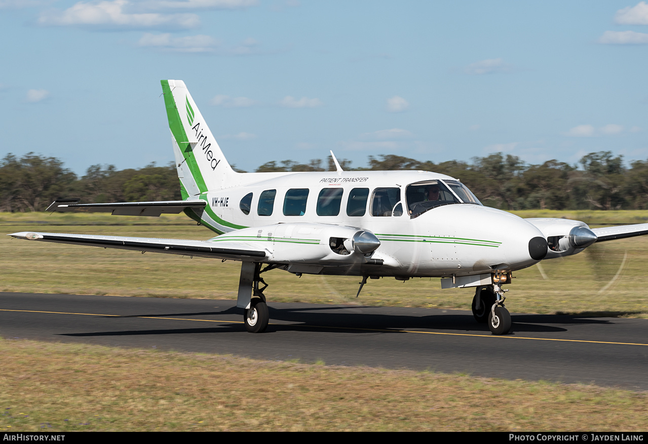 Aircraft Photo of VH-HJE | Piper PA-31-350 Navajo Chieftain | AirMed | AirHistory.net #326565