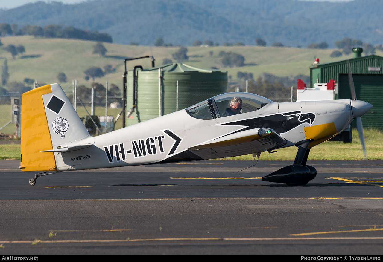 Aircraft Photo of VH-MGT | Van's RV-7 | AirHistory.net #326583