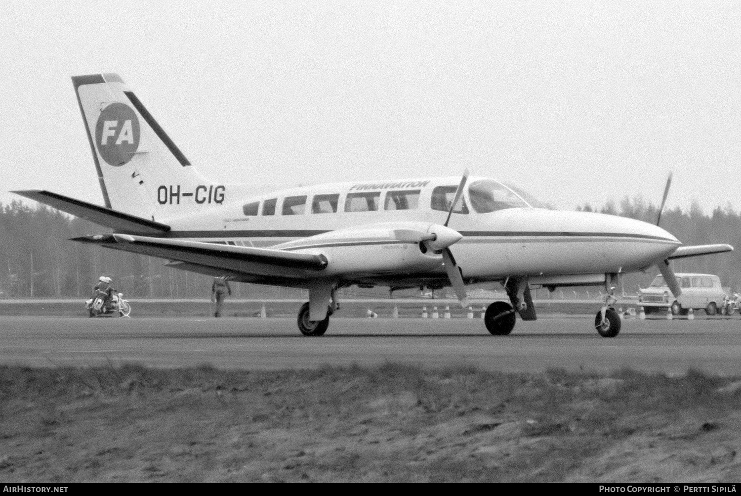 Aircraft Photo of OH-CIG | Cessna 404 Titan Ambassador II | Finnaviation | AirHistory.net #326594