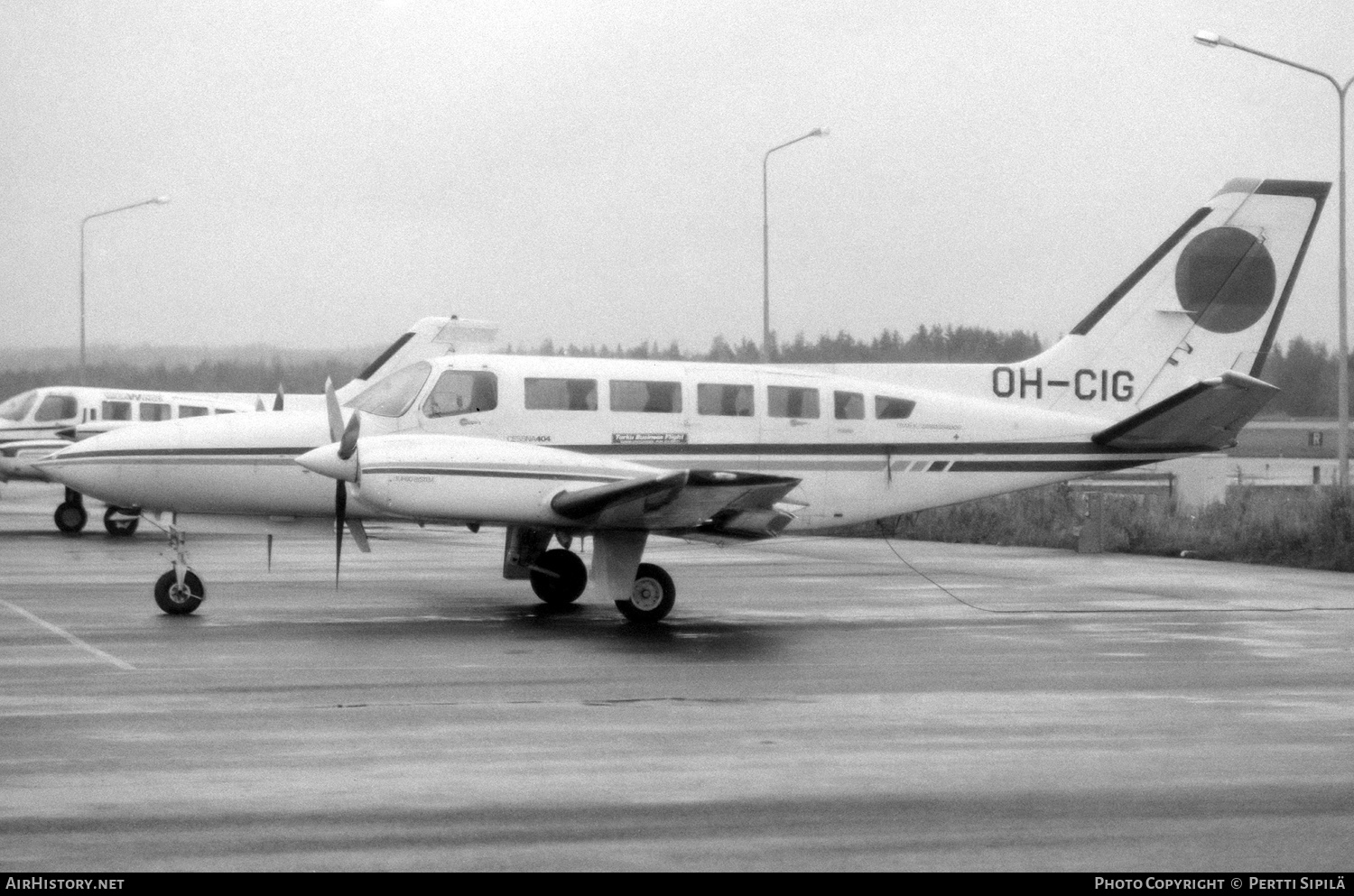 Aircraft Photo of OH-CIG | Cessna 404 Titan Ambassador II | Turku Business Flight - TBF | AirHistory.net #326625