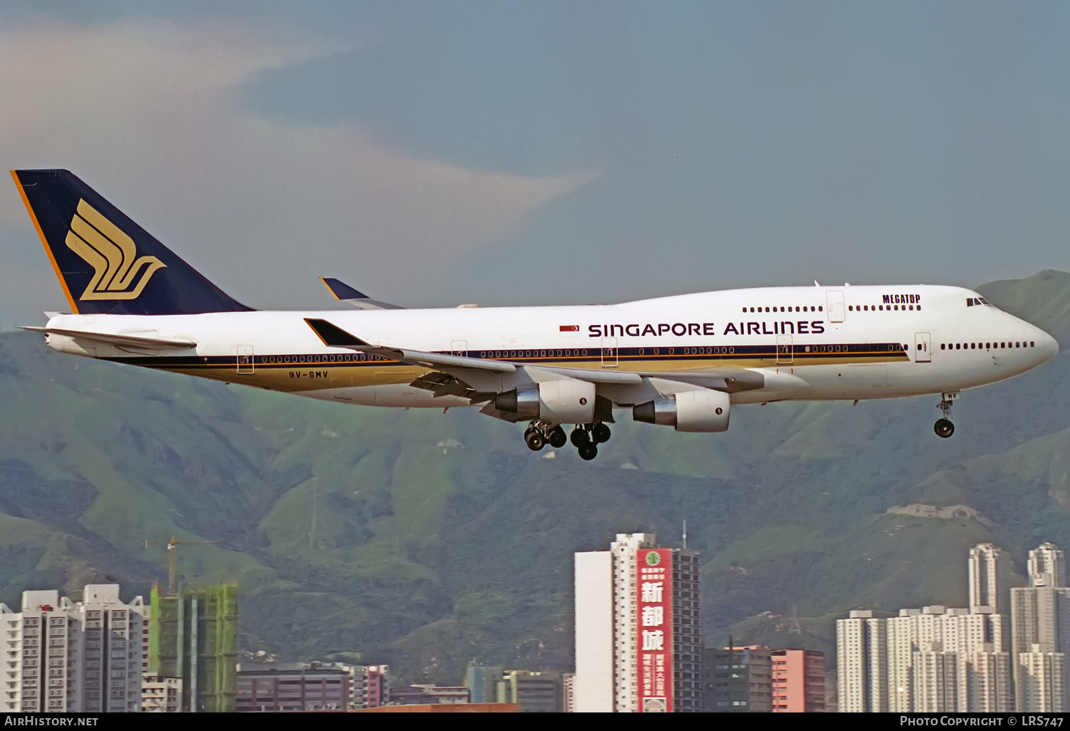 Aircraft Photo of 9V-SMV | Boeing 747-412 | Singapore Airlines | AirHistory.net #326626
