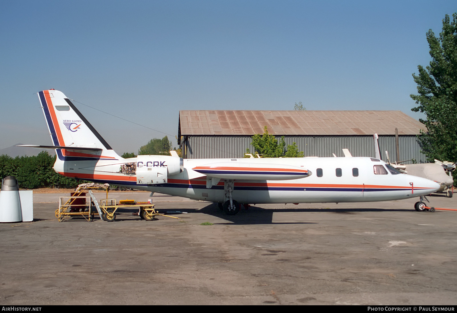 Aircraft Photo of CC-CRK | Israel Aircraft Industries IAI-1123 Westwind | Aero Lloyd | AirHistory.net #326656