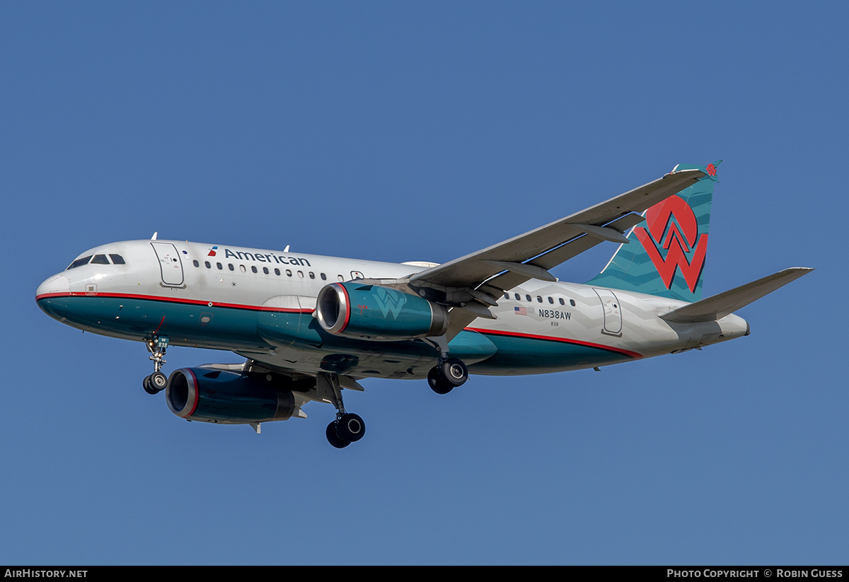 Aircraft Photo of N838AW | Airbus A319-132 | American Airlines | America West Airlines | AirHistory.net #326663