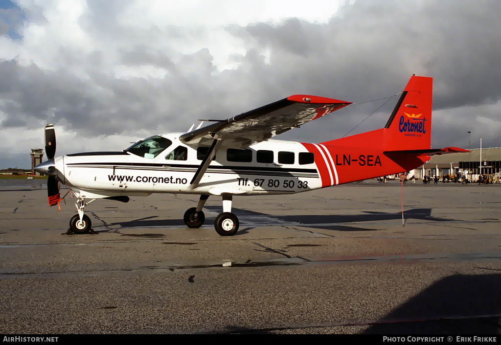 Aircraft Photo of LN-SEA | Cessna 208 Caravan I | Coronet Yacht Club | AirHistory.net #326676