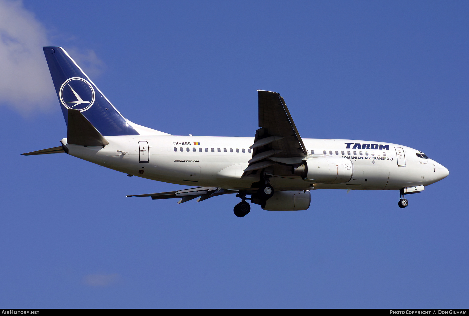 Aircraft Photo of YR-BGG | Boeing 737-78J | TAROM - Transporturile Aeriene Române | AirHistory.net #326681