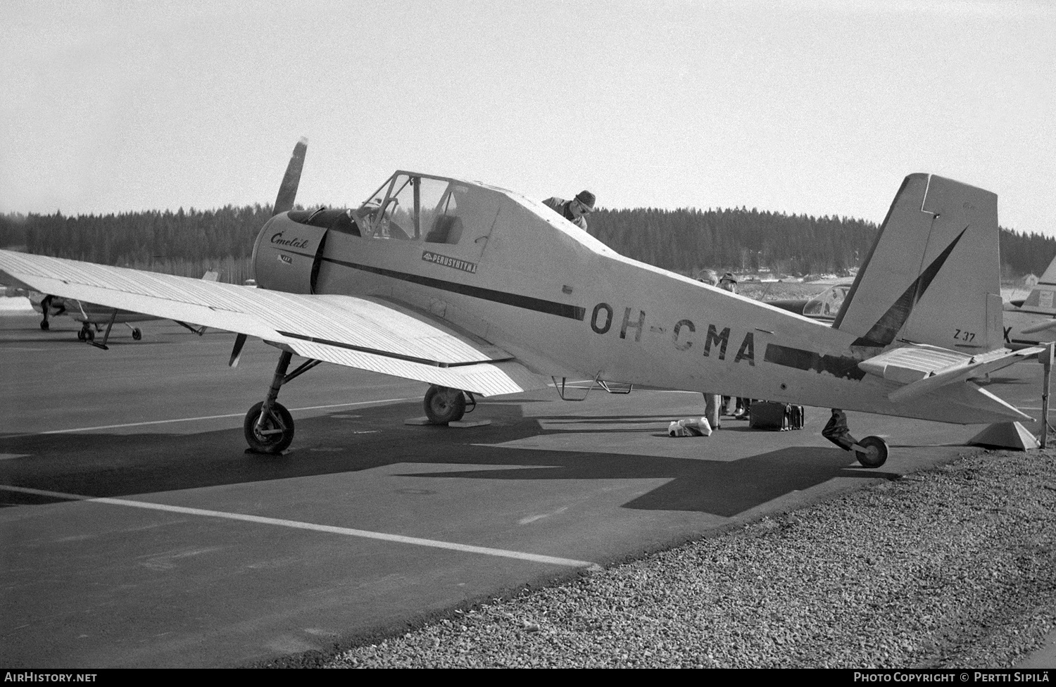 Aircraft Photo of OH-CMA | Let Z-37 Cmelak | Perusyhtyma | AirHistory.net #326690
