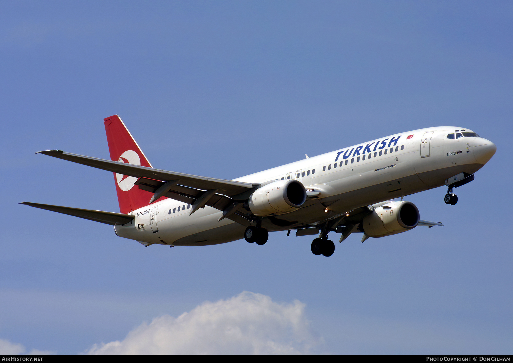 Aircraft Photo of TC-JGB | Boeing 737-8F2 | Turkish Airlines | AirHistory.net #326694