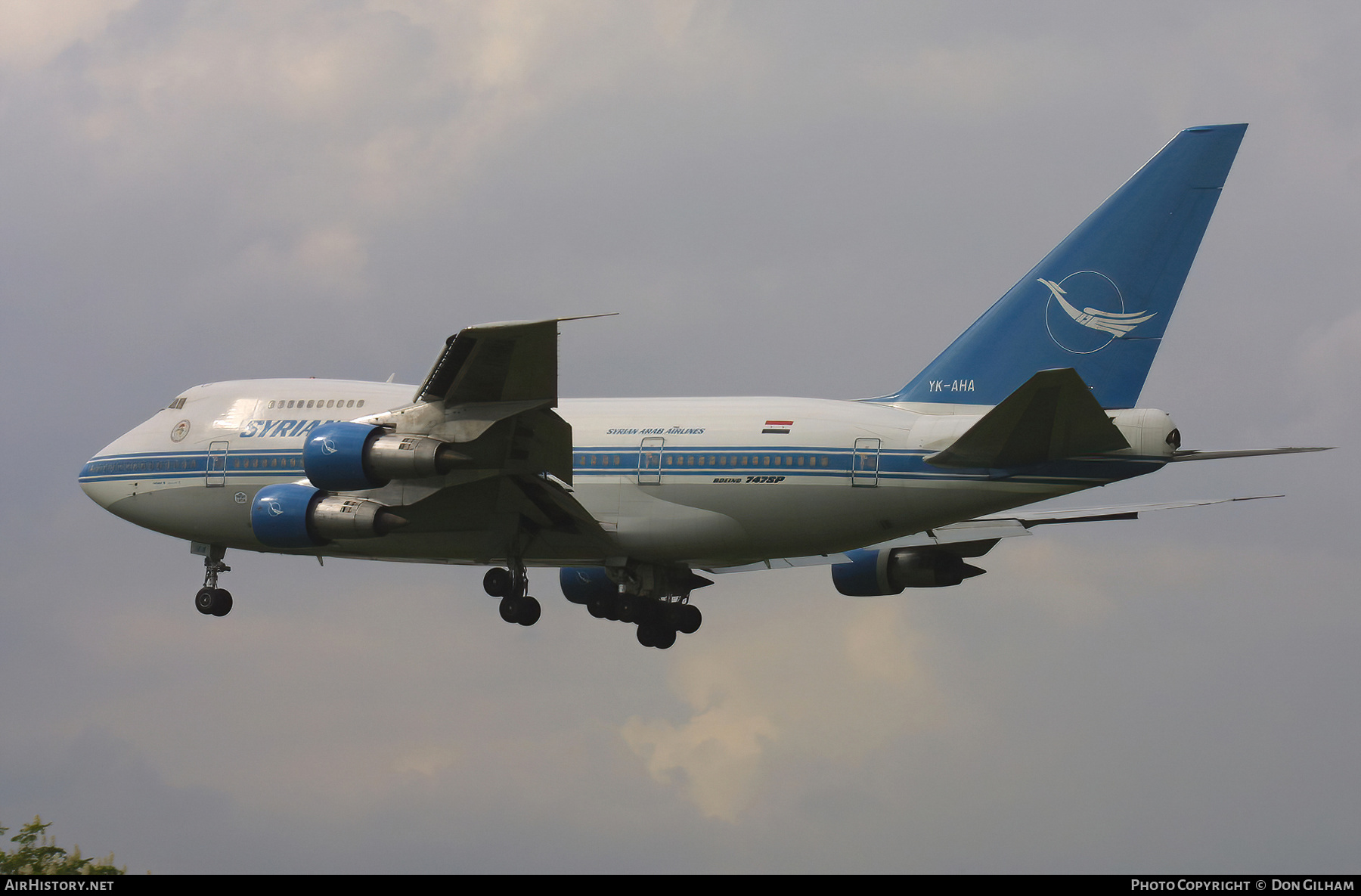 Aircraft Photo of YK-AHA | Boeing 747SP-94 | Syrian Air | AirHistory.net #326735