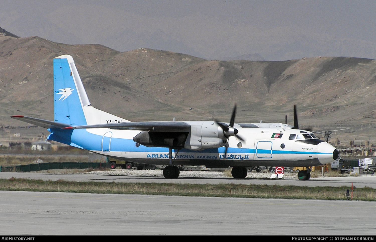 Aircraft Photo of YA-DAL | Antonov An-24RV | Ariana Afghan Airlines | AirHistory.net #326739