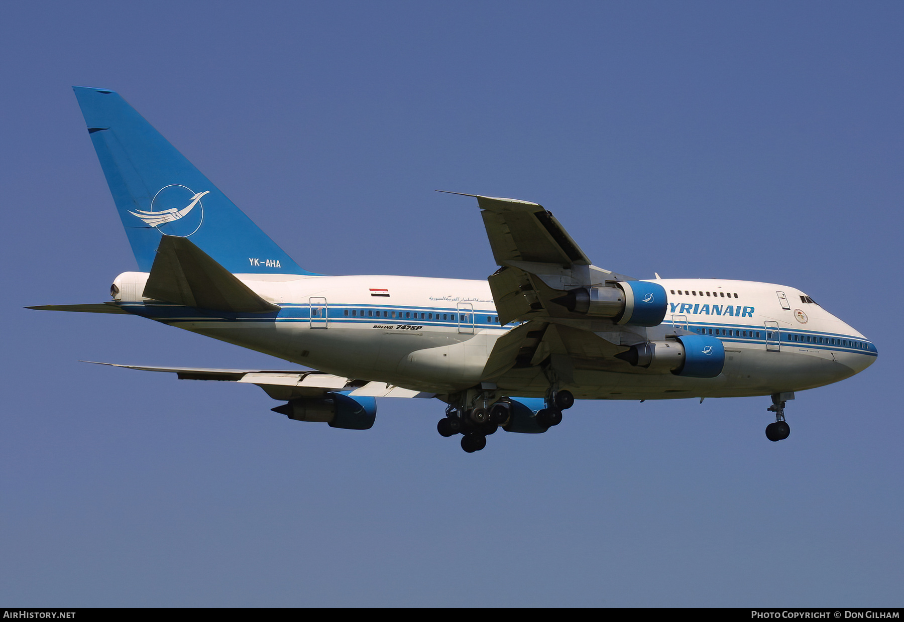 Aircraft Photo of YK-AHA | Boeing 747SP-94 | Syrian Air | AirHistory.net #326747