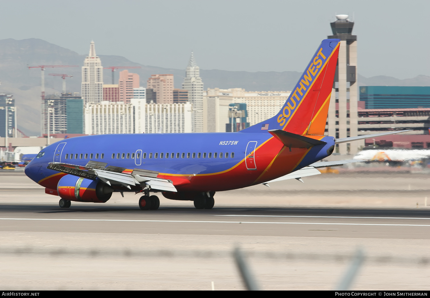 Aircraft Photo of N527SW | Boeing 737-5H4 | Southwest Airlines | AirHistory.net #326768