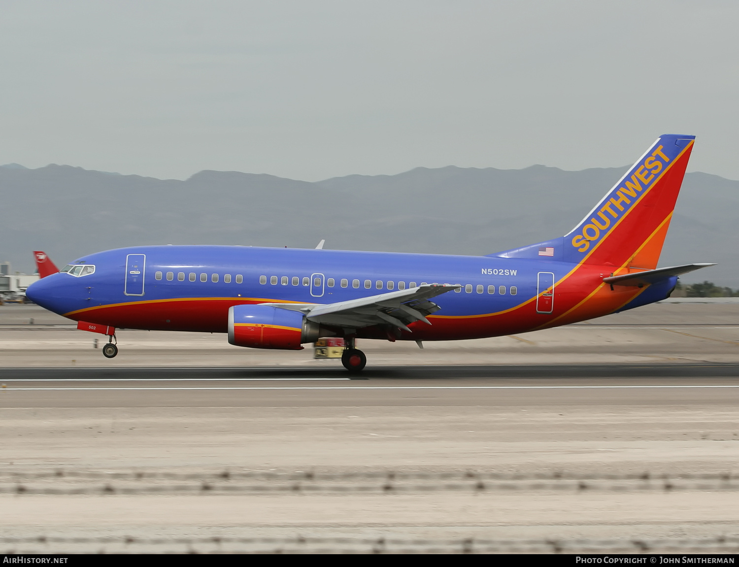 Aircraft Photo of N502SW | Boeing 737-5H4 | Southwest Airlines | AirHistory.net #326774