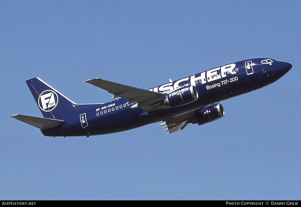 Aircraft Photo of OK-FAN | Boeing 737-33A | Fischer Air | AirHistory.net #326793