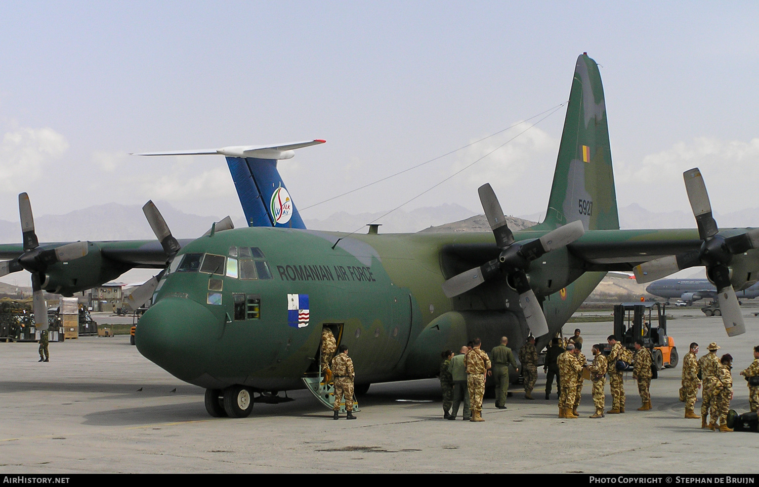 Aircraft Photo of 5927 | Lockheed C-130B Hercules (L-282) | Romania - Air Force | AirHistory.net #326794