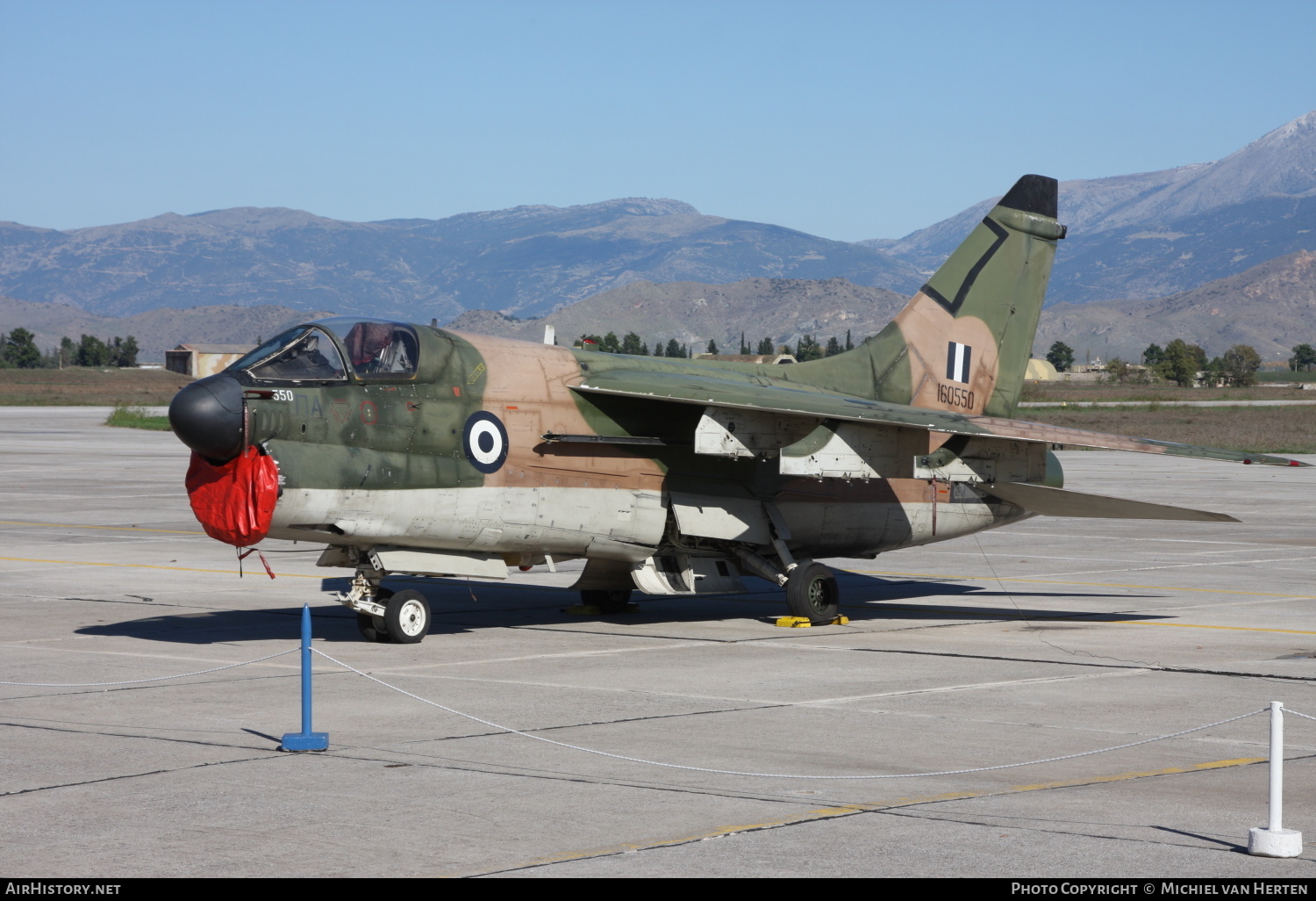 Aircraft Photo of 160550 | Vought A-7E Corsair II | Greece - Air Force | AirHistory.net #326811