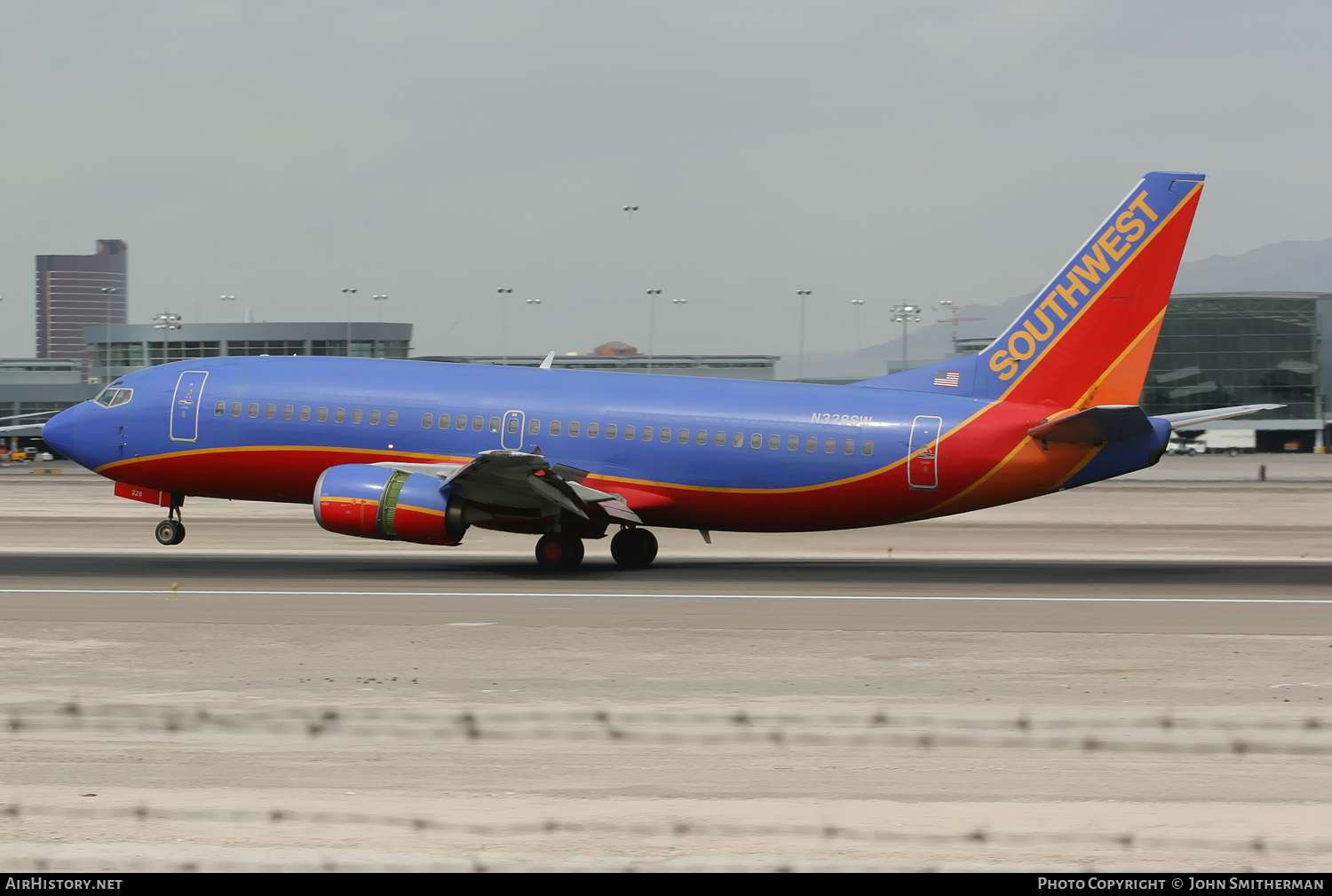 Aircraft Photo of N328SW | Boeing 737-3H4 | Southwest Airlines | AirHistory.net #326816