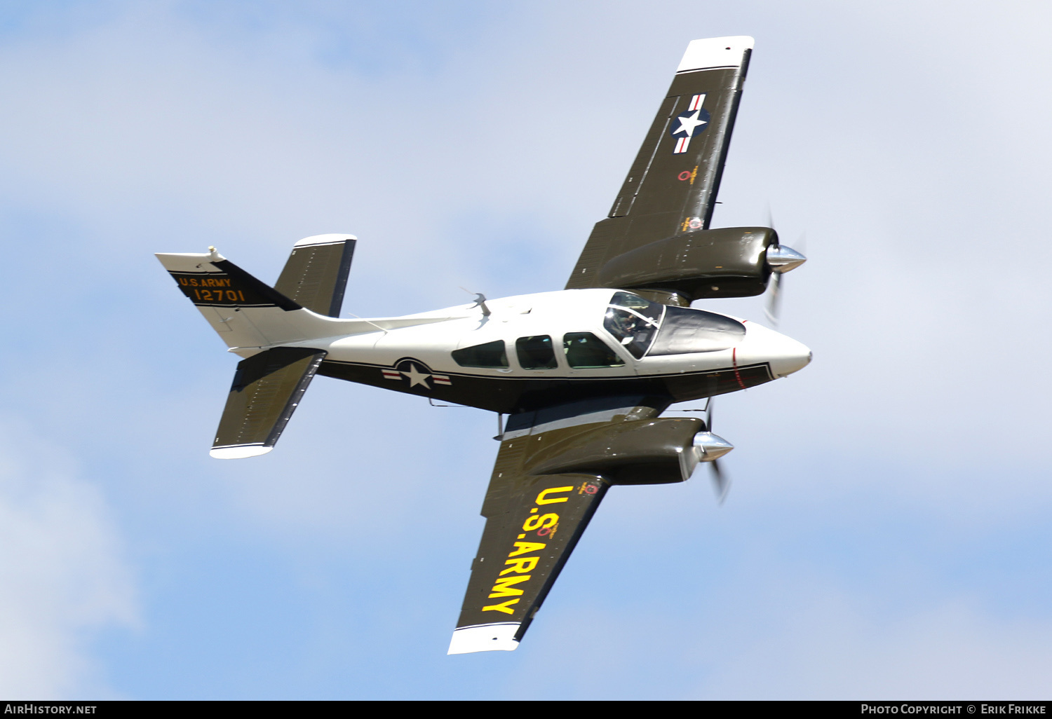 Aircraft Photo of N4167P / 65-12701 | Beech T-42A Cochise (B55B) | USA - Army | AirHistory.net #326853