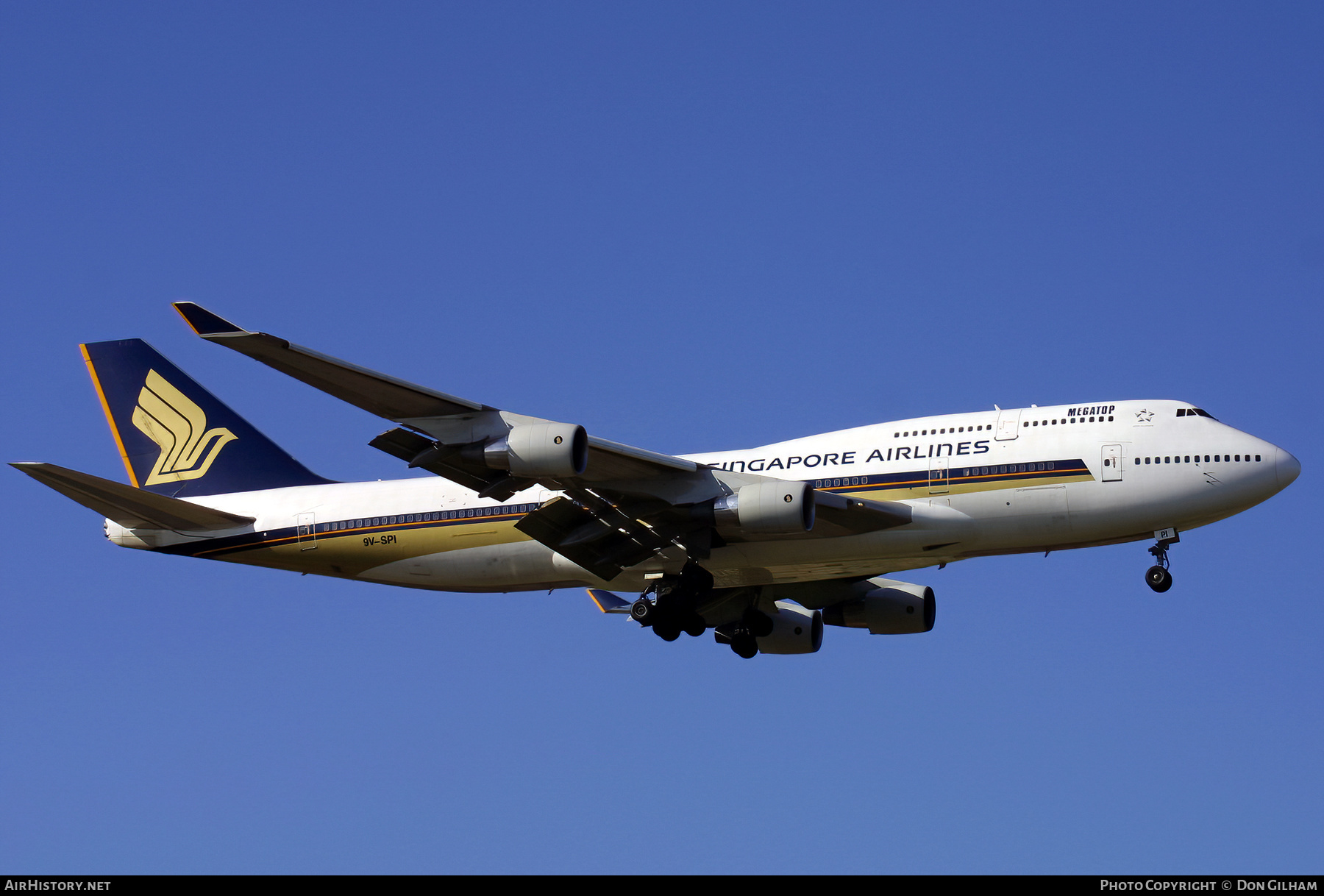 Aircraft Photo of 9V-SPI | Boeing 747-412 | Singapore Airlines | AirHistory.net #326859