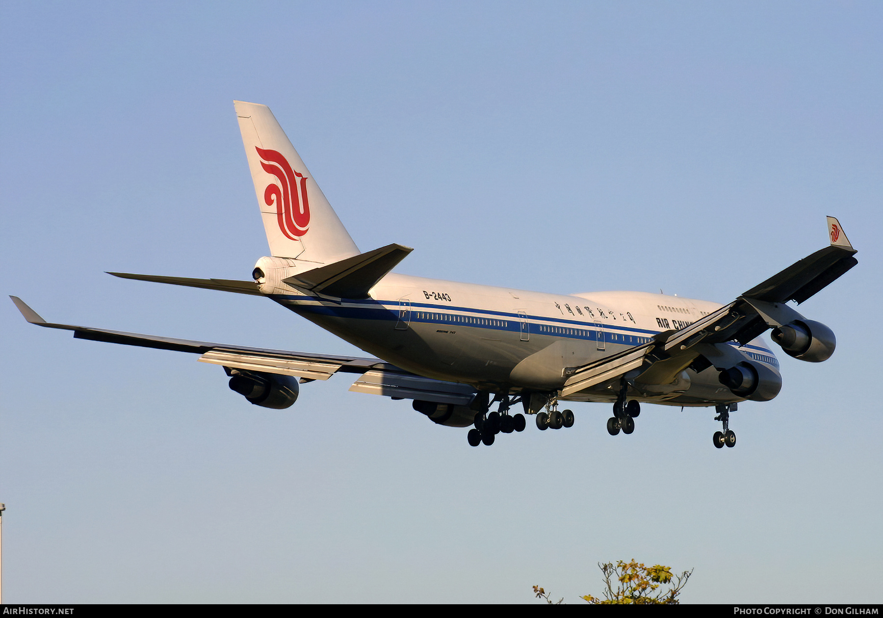 Aircraft Photo of B-2443 | Boeing 747-4J6 | Air China | AirHistory.net #326863